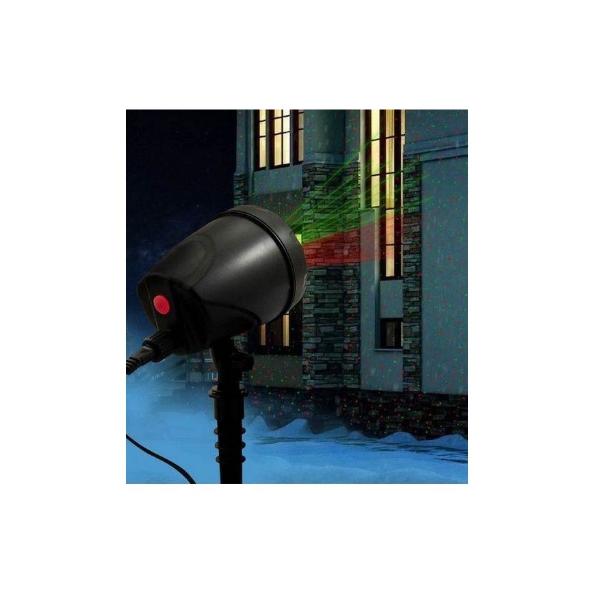 LED Zunanji laserski projektor LED/5W/230V IP44