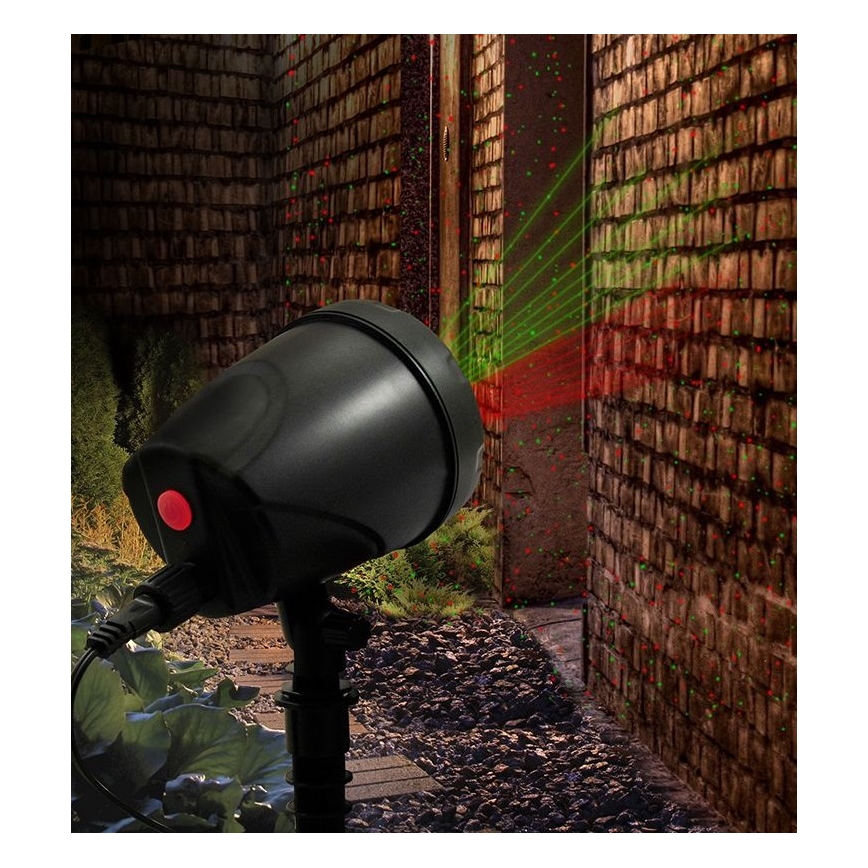 LED Zunanji laserski projektor LED/5W/230V IP44