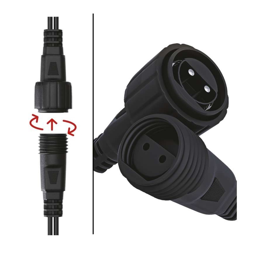 LED  zunanji niz 100xLED/15m IP44 hladno bela