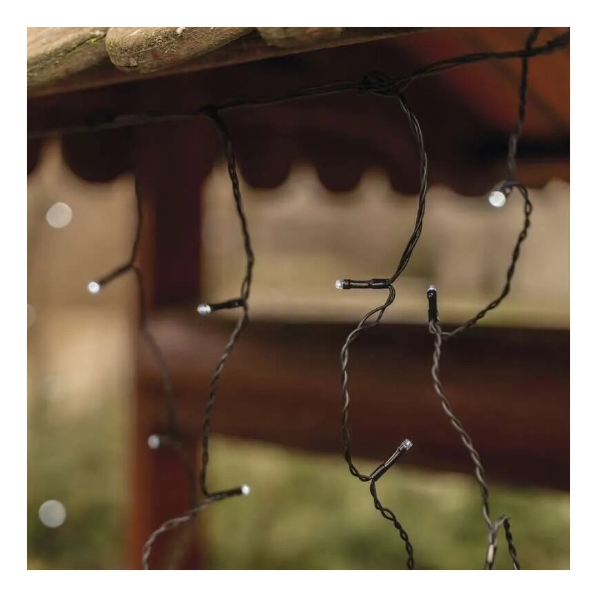 LED zunanji niz 100xLED/2,5x0,9m IP44 hladna bela