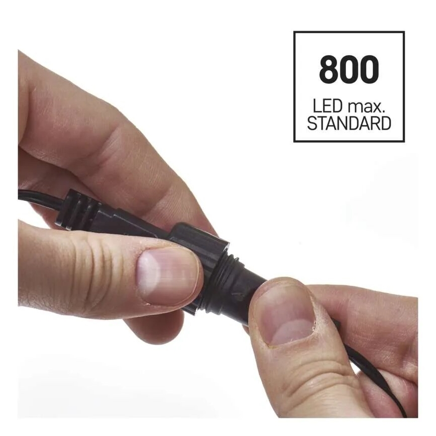 LED zunanji niz 100xLED/2,5x0,9m IP44 hladna bela