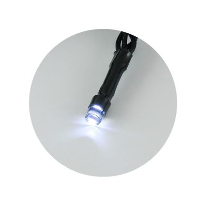 LED  zunanji niz 100xLED/2 načina/3xAA 10,8m IP44 hladna bela