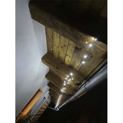 LED zunanji niz 120xLED/17m IP44 hladna bela