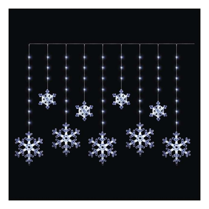 LED zunanji niz 131xLED/1,6m IP44 hladna bela