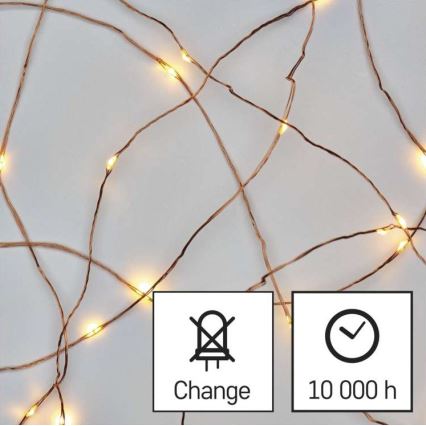 LED zunanji niz 150xLED/20m IP44 topla bela