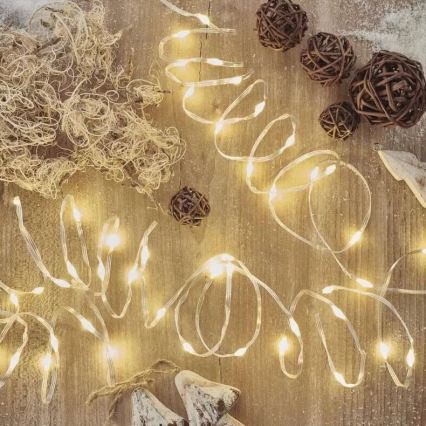 LED zunanji niz 160xLED/21m IP44 topla bela