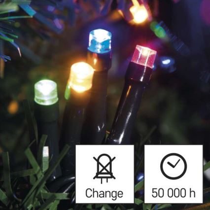 LED zunanji niz 180xLED/23m IP44 večbarven
