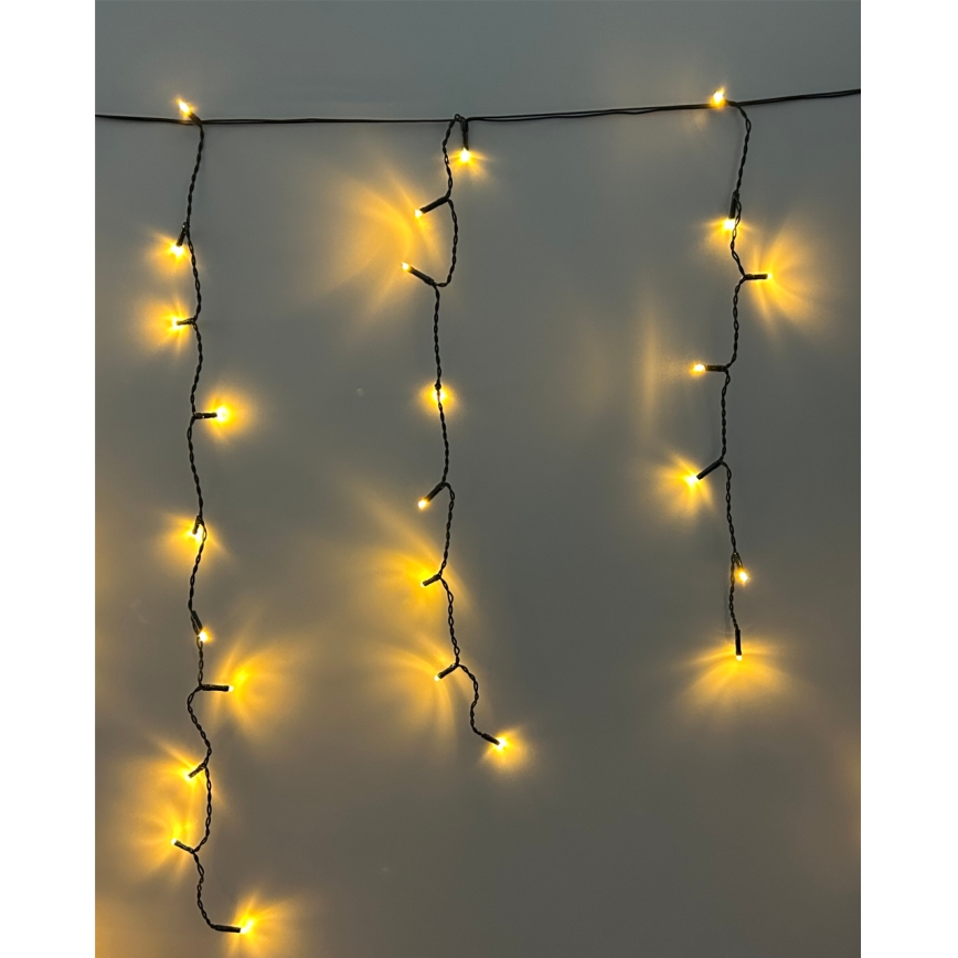 LED zunanji niz 200 LED/230 V, 7,6 m, IP44, črn