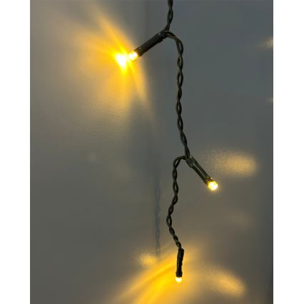 LED zunanji niz 200 LED/230 V, 7,6 m, IP44, črn