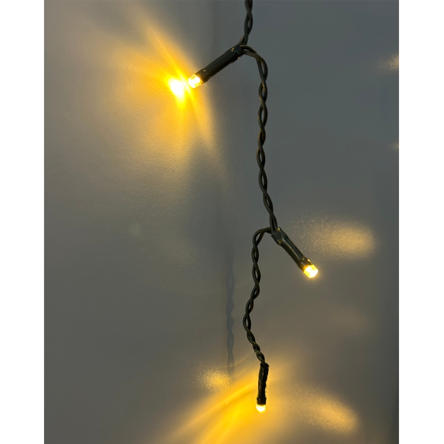 LED zunanji niz 200 LED/230 V, 7,6 m, IP44, črn