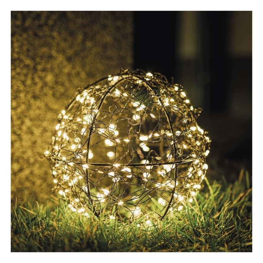 LED zunanji niz 200xLED 5 m IP44 topla bela