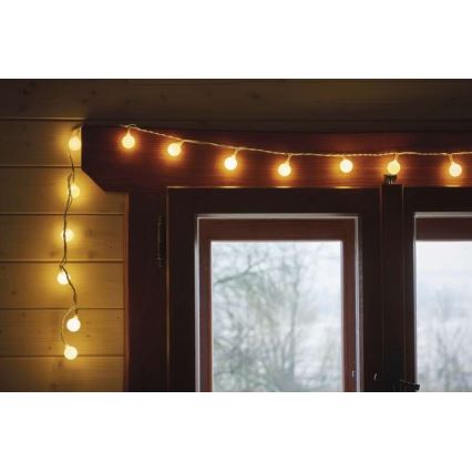 LED zunanji niz 40xLED/9m IP44 topla bela