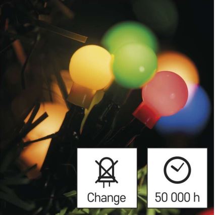 LED zunanji niz 480 LED/53 m, IP44, večbarven