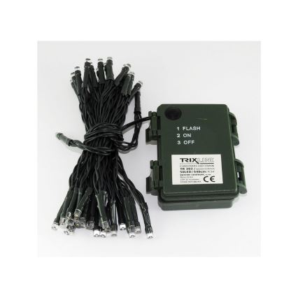 LED zunanji niz 50xLED/2 funkciji 5,4m IP44 topla bela