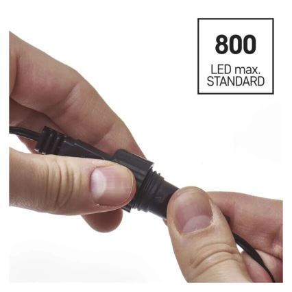 LED zunanji niz 50xLED/5m IP44 topla bela