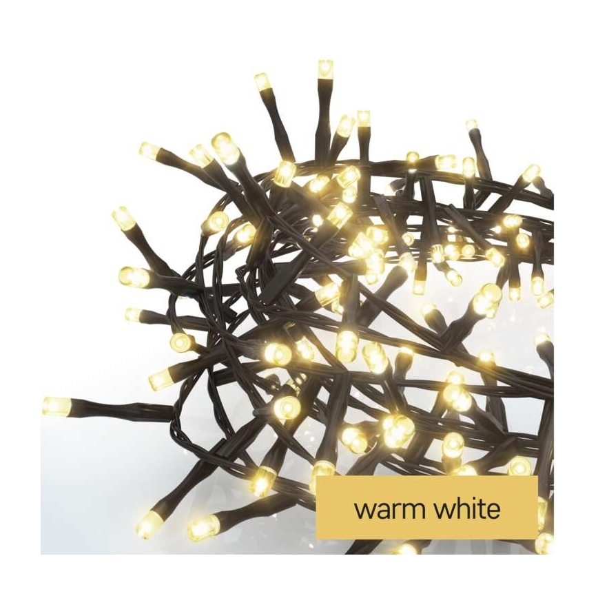 LED zunanji niz 600 LED/17 m IP44, topla bela