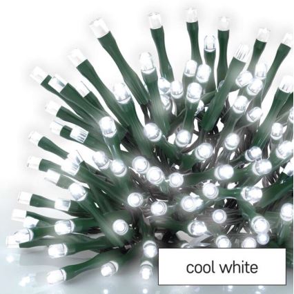 LED zunanji niz 600xLED/8 načinov 15m IP44 hladna bela