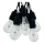 LED zunanji okrasni niz 10×LED/0,15 W/230 V, 3,8 m, IP44, črn