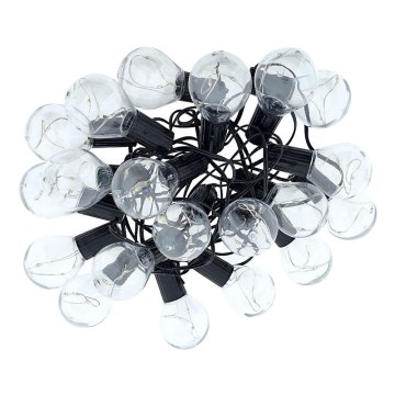 LED zunanji okrasni niz 20xLED/0,075W/230V 5,8 m IP44 črn