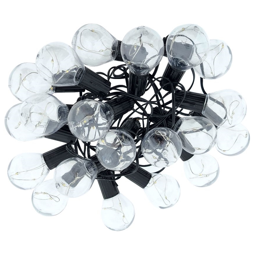 LED zunanji okrasni niz 20xLED/0,075W/230V 5,8 m IP44 črn