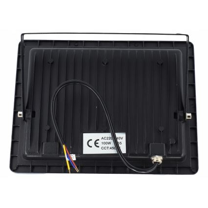 LED zunanji reflektor LED/100W/230V 4500K IP65 črn
