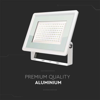 LED Zunanji reflektor LED/200W/230V 4000K IP65 bela