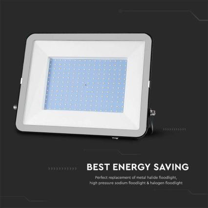 LED Zunanji reflektor SAMSUNG CHIP LED/200W/230V 4000K IP65 črna