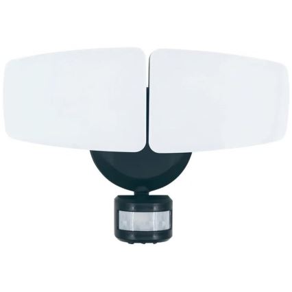 LED Zunanji reflektor s senzorjem LED/24W/230V 3000/4000/6000K IP54 antracit