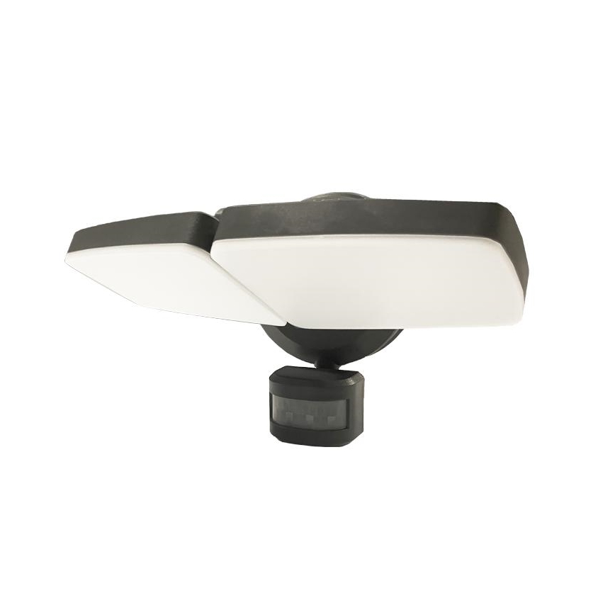 LED Zunanji reflektor s senzorjem LED/24W/230V 3000/4000/6000K IP54 antracit