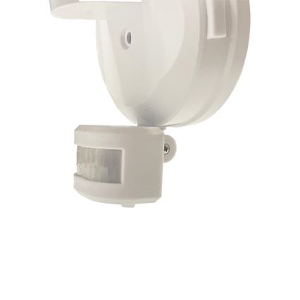 LED Zunanji reflektor s senzorjem LED/24W/230V 3000/4000/6000K IP54 bela