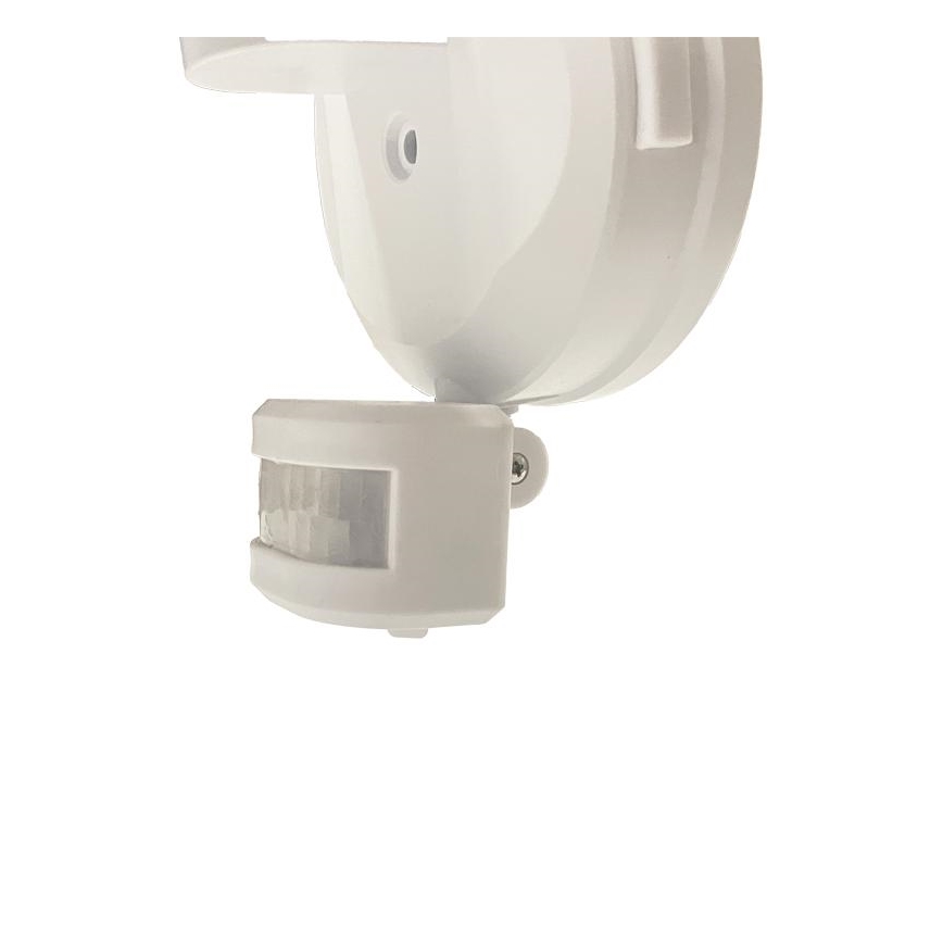 LED Zunanji reflektor s senzorjem LED/24W/230V 3000/4000/6000K IP54 bela