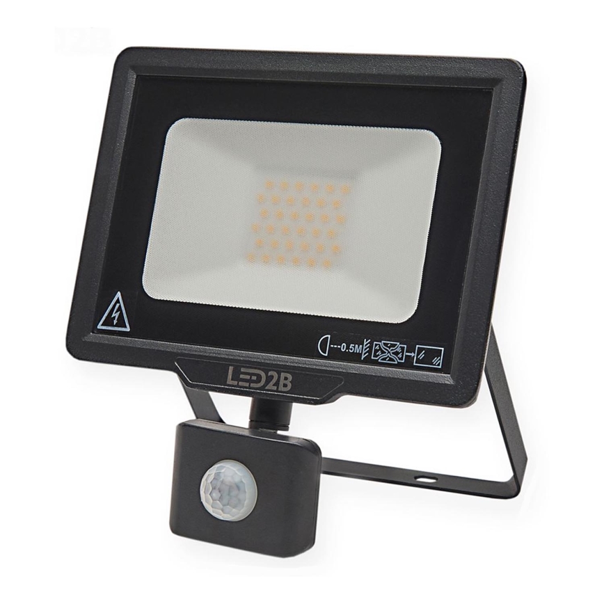 LED Zunanji reflektor s senzorjem LED/30W/230V 6500K IP44