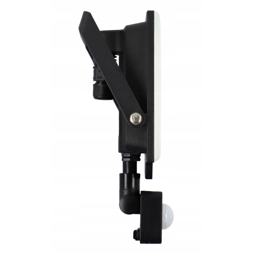 LED zunanji reflektor s senzorjem LED/50W/230V 4500K IP65 črn