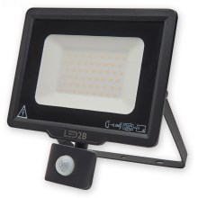 LED Zunanji reflektor s senzorjem LED/50W/230V 6500K IP44