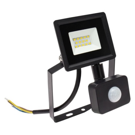 LED zunanji reflektor s senzorjem NOCTIS LUX 3 LED/10W/230V 4000K IP44 črna