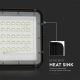 LED Zunanji zatemnitven solarni reflektor LED/10W/3,2V IP65 4000K črna + Daljinski upravljalnik