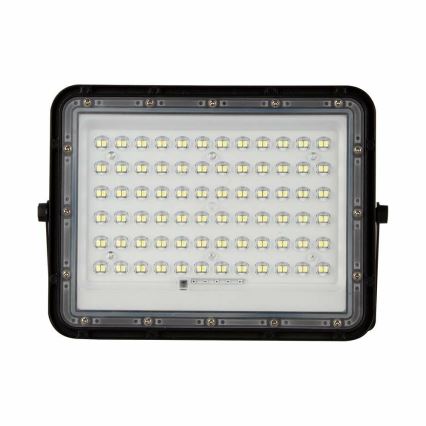 LED Zunanji zatemnitven solarni reflektor LED/15W/3,2V IP65 4000K črna + Daljinski upravljalnik