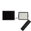 LED Zunanji solarni reflektor LED/200W/3,2V 4000K črna IP65 + Daljinski upravljalnik
