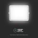 LED Zunanji solarni reflektor LED/20W/3,2V 4000K bela IP65 + Daljinski upravljalnik