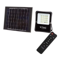 LED Zunanji solarni reflektor LED/20W/3,2V 6400K IP65 15000 mAh + Daljinski upravljalnik