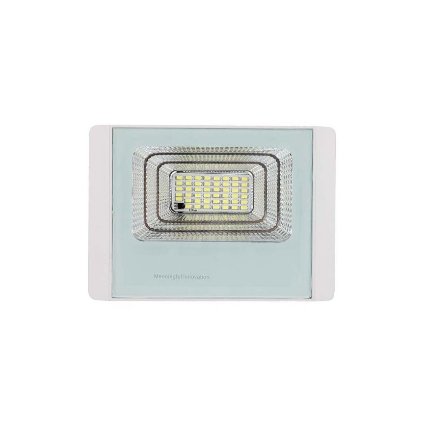 LED Zunanji solarni reflektor LED/20W/3,2V IP65 4000K + Daljinski upravljalnik