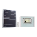 LED Zunanji solarni reflektor LED/20W/3,2V IP65 6400K + Daljinski upravljalnik