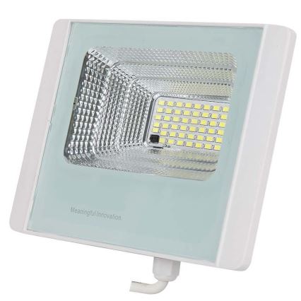 LED Zunanji solarni reflektor LED/20W/3,2V IP65 6400K + Daljinski upravljalnik