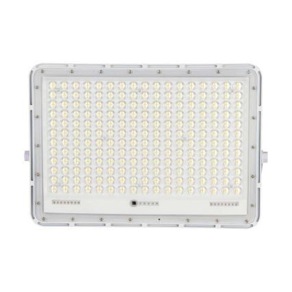 LED Zunanji solarni reflektor LED/30W/3,2V 6400K bela IP65 + Daljinski upravljalnik