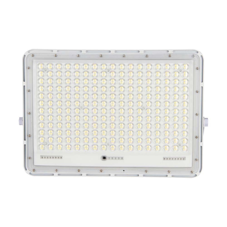 LED Zunanji solarni reflektor LED/30W/3,2V 6400K bela IP65 + Daljinski upravljalnik