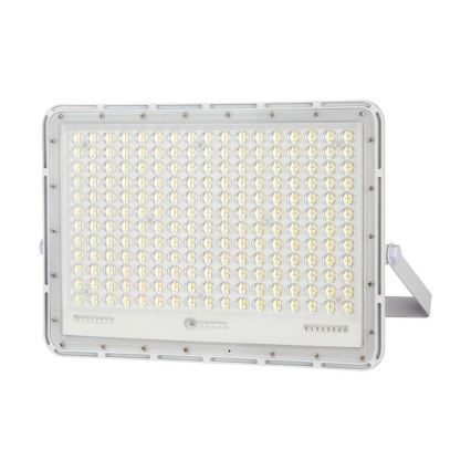 LED Zunanji solarni reflektor LED/30W/3,2V 6400K bela IP65 + Daljinski upravljalnik