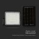 LED Zunanji zatemnitven solarni reflektor LED/6W/3,2V IP65 4000K črna + Daljinski upravljalnik