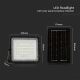 LED Zunanji zatemnitven solarni reflektor LED/6W/3,2V IP65 4000K črna + Daljinski upravljalnik