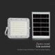 LED Zunanji zatemnitvena solarni reflektorska LED/10W/3,2V IP65 4000K bela + Daljinski upravljalnik