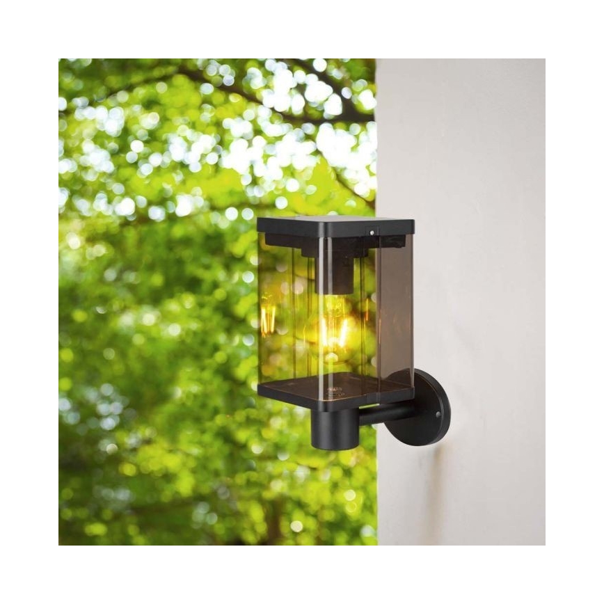 LED Zunanji solarni stenska svetilka s senzorjem LED/2,5W/3,7V 3000K IP54